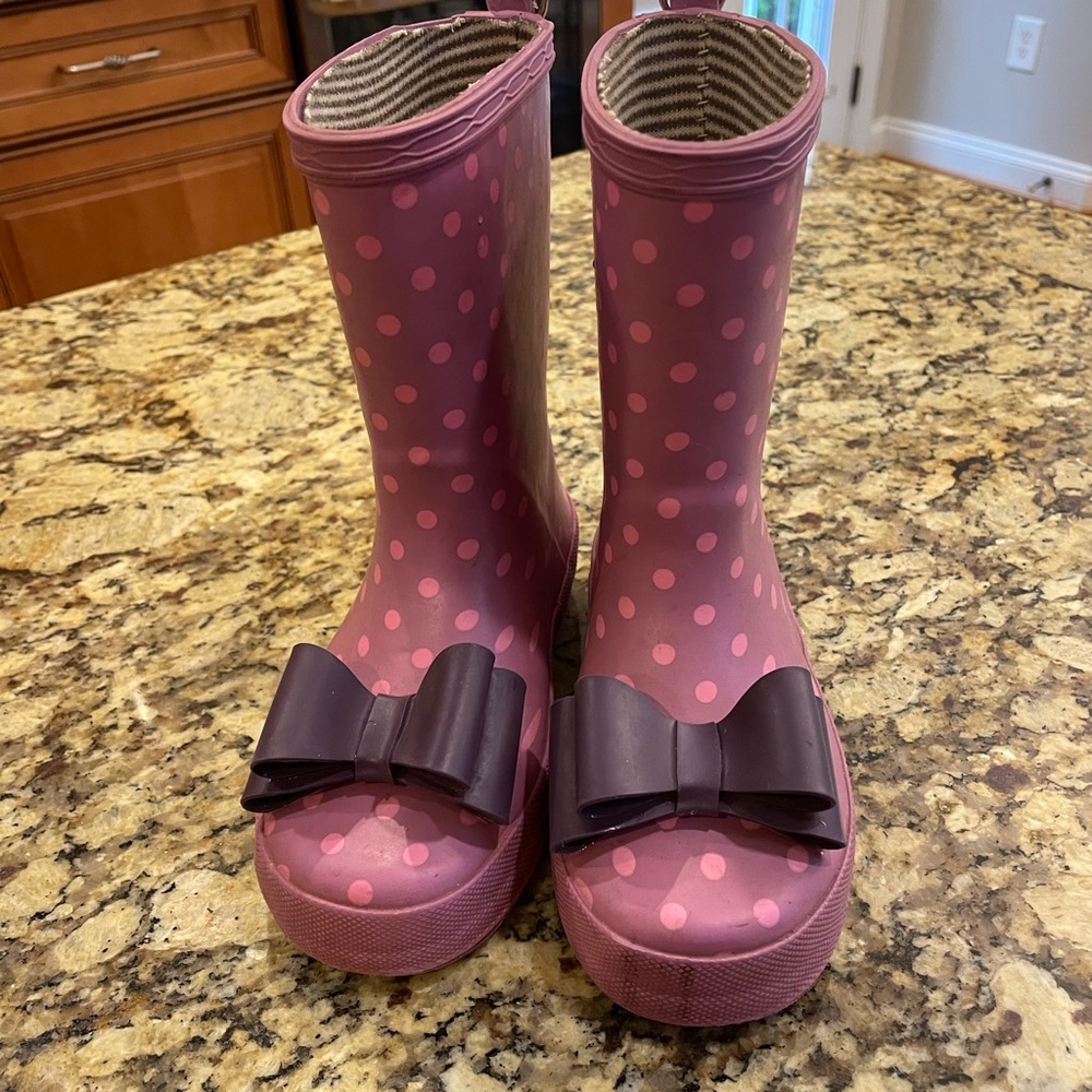 Vguc little girls Sweet Honey rain boots size 10